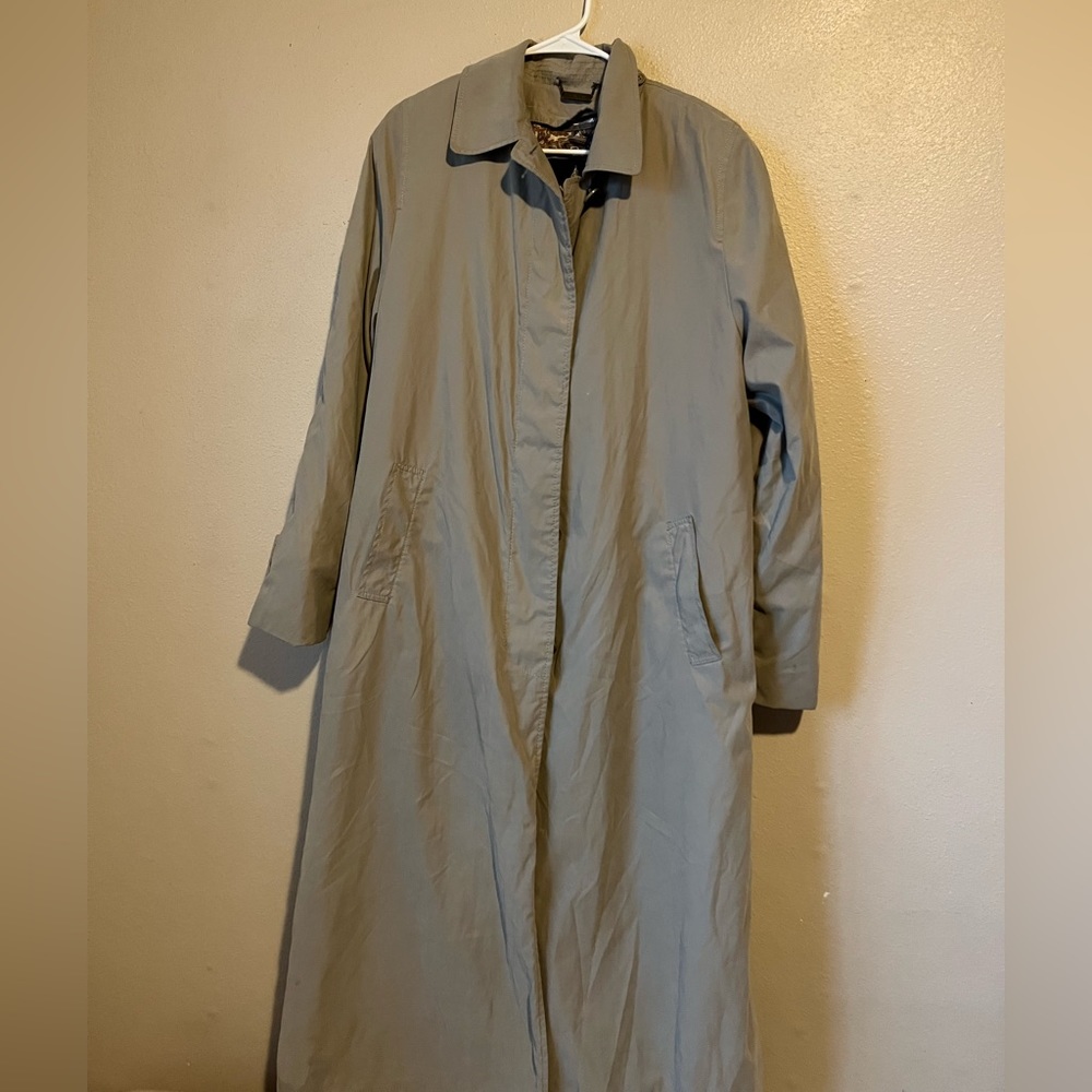 London fog trench coat